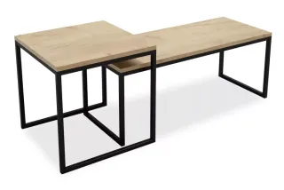 Konferenční stůl STK M4, lamino/ABS/kov, 100x58 cm