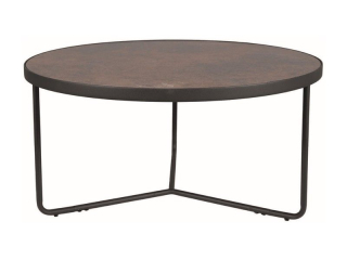Konferenční stolek ANTILA, hnědá / černá