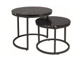 Konferenční stolek AMARO, černý mramor / černý