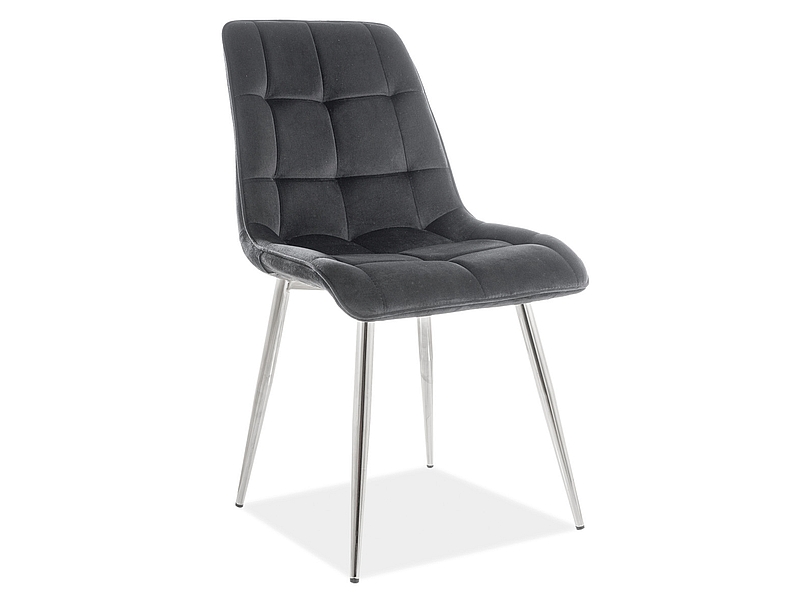 Jídelní židle CHIC CHROM VELVET