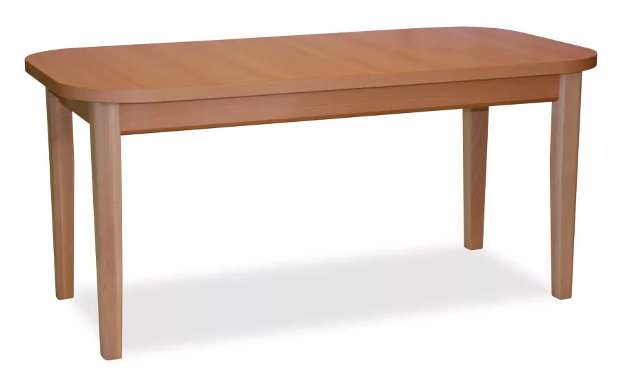 Jídelní stůl Max 245, lamino/ABS/masiv buk, 165x85 cm, až 245 cm