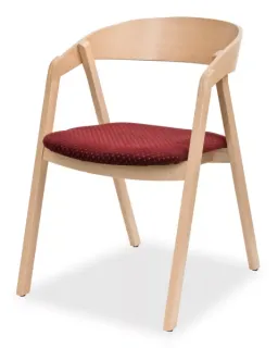 židle Guru, buk/dub, sedák látka